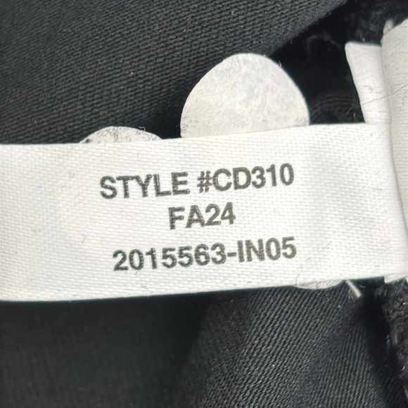 J. Crew Asymmetrical off-the-shoulder top stretch cotton blend black S NWT CD310 - Picture 7 of 11